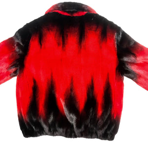 Kashani Wine Black Full Mink Fur Coat - Dudes Boutique