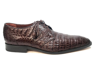 Los Altos All-Over Crocodile Lace Up Dress Shoes - Dudes Boutique