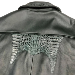 Kashani Forest Green Horn-Back Bomber Jacket - Dudes Boutique