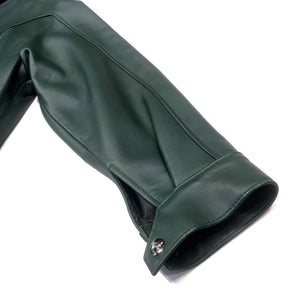 Kashani Forest Green Horn-Back Bomber Jacket - Dudes Boutique