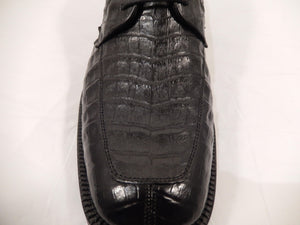 Los Altos All-Over Crocodile Belly Lace Up Ankle Boots - Dudes Boutique