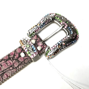 b.b. Simon 'Numbers' Crystal Belt - Dudes Boutique