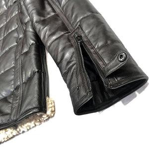 Kashani Quilted Lambskin Shearling Coat - Dudes Boutique