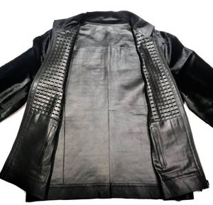 Aston Checkered Pony Hair Reversible Bomber Jacket - Dudes Boutique