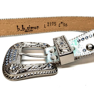 b.b. Simon 'Sea Water' Swarovski Crystal Belt - Dudes Boutique