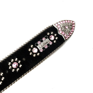 b.b. Simon 'Strawberry Pony' Crystal Belt - Dudes Boutique