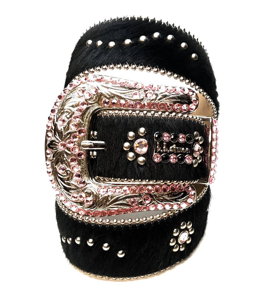 b.b. Simon 'Strawberry Pony' Crystal Belt - Dudes Boutique