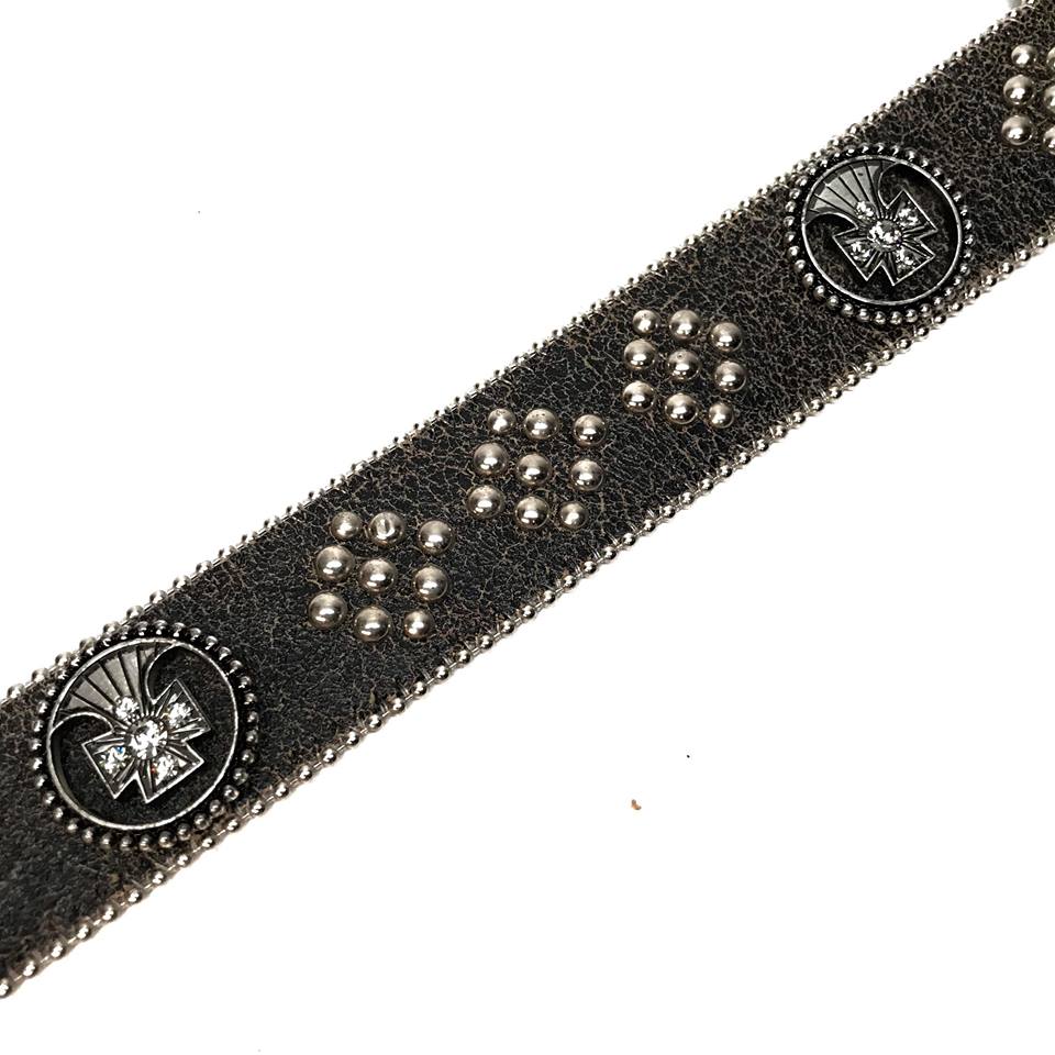 b.b. Simon 'Matrix Blackout' Crystal Belt - Dudes Boutique