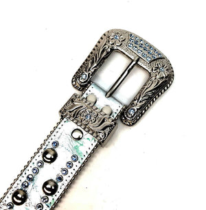b.b. Simon 'Sea Water' Swarovski Crystal Belt - Dudes Boutique