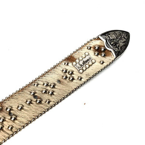b.b. Simon Desert Pony Studded Crystal Belt - Dudes Boutique