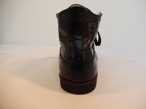 Mauri - Hi-top All-Over Alligator Lace Up Sneakers 8888 - Dudes Boutique