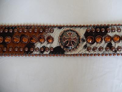 b.b. Simon "Vintage Bronze" Crystal Belt - Dudes Boutique