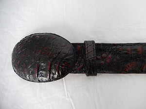 Los Altos Cross Stitch Hornback Crocodile Belt - Dudes Boutique