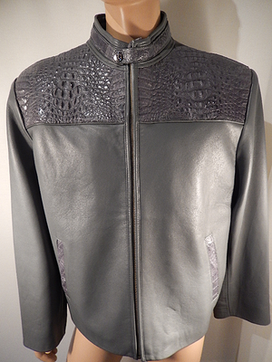 G Gator - 2006 Crocodile and Lambskin Jacket - Dudes Boutique