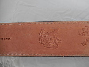 Los Altos Cross Stitch Hornback Crocodile Belt - Dudes Boutique