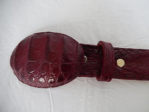 Los Altos Cross Stitch Hornback Crocodile Belt - Dudes Boutique