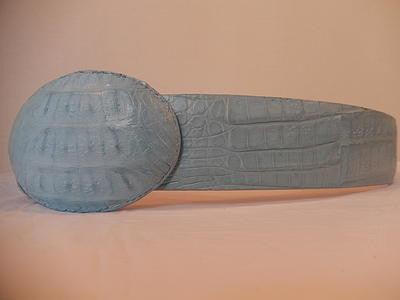 Wild West Boots Sky Blue Crocodile Belt - Dudes Boutique