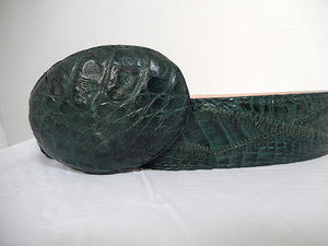 Los Altos Cross Stitch Hornback Crocodile Belt - Dudes Boutique