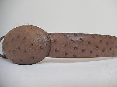 Los Altos Ostrich Belt - Dudes Boutique