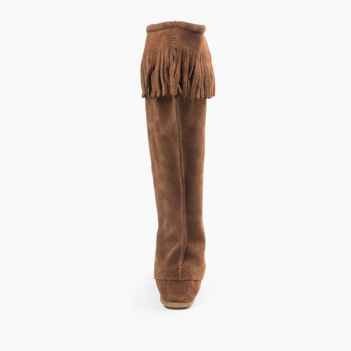 Minnetonka Front Lace Knee High Boot - Dudes Boutique