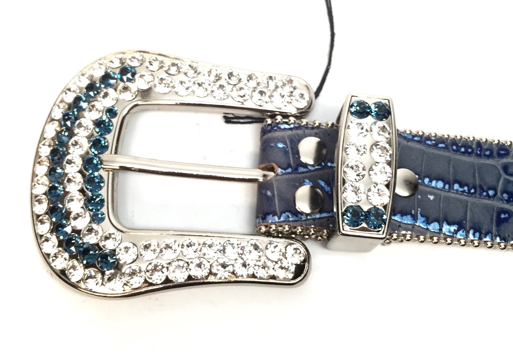 b.b. Simon " Royal Sapphire" Crystal Belt - Dudes Boutique