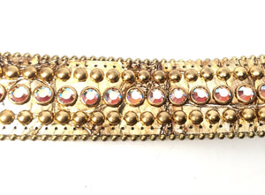 b.b. Simon " Golden Cranium" Crystal Belt - Dudes Boutique