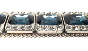 b.b. Simon " Royal Sapphire" Crystal Belt - Dudes Boutique
