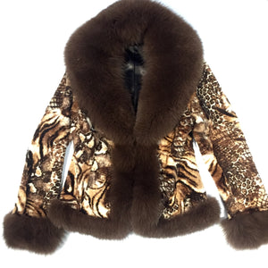 J. Andral - 'Fierce' Rex Rabbit Fur Jacket - Dudes Boutique
