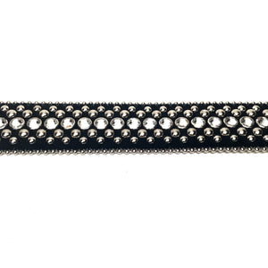 b.b. Simon 'Black Magic' Crystal Belt - Dudes Boutique