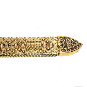 b.b. Simon 'Golden Cobra' Crystal Belt - Dudes Boutique