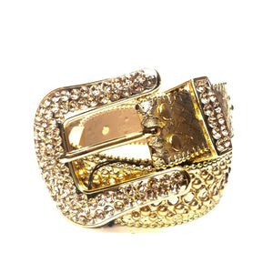 b.b. Simon 'Golden Cobra' Crystal Belt - Dudes Boutique
