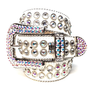 b.b. Simon - "Flash" 2-Row Crystal Belt - Dudes Boutique