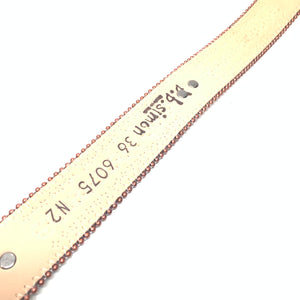 b.b. Simon Brown Bronze Studded Pony Crystal Belt - Dudes Boutique