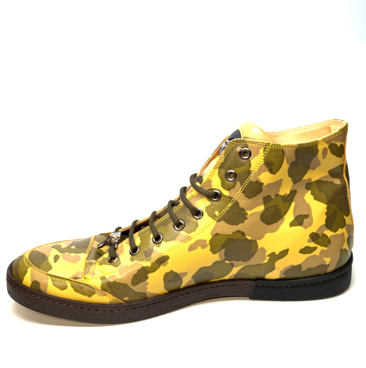 Mauri ‘8888’ Camouflage Leather High-Top Sneakers - Dudes Boutique