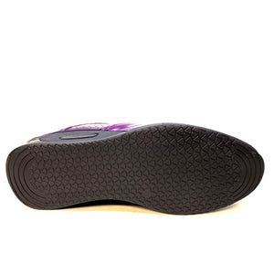 Mauri M770 Purple Crocodile Perforated Nappa Leather Sneaker - Dudes Boutique