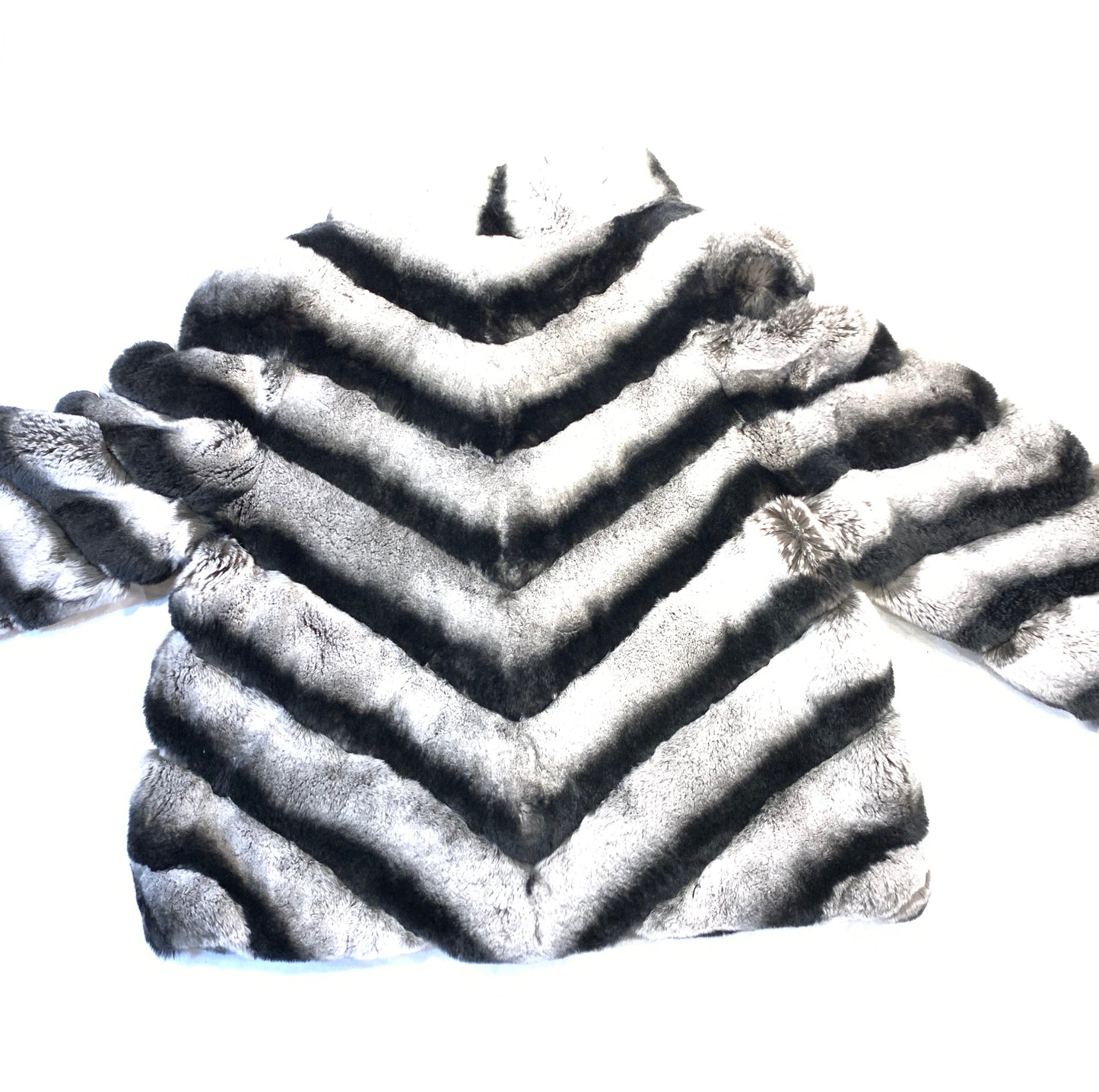Kashani Ladies Rex Rabbit Chinchilla Coat - Dudes Boutique