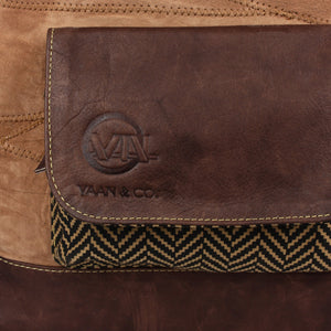 Vann & Co Upcycled Hand Patched Leather Supreme Backpack - Dudes Boutique