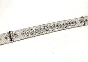 b.b. Simon Lizard Fleur-de-lis Crystal Belt - Dudes Boutique