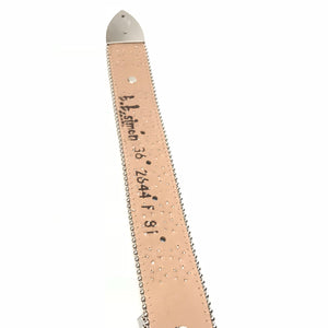 b.b. Simon 'Deep Ocean Drip' Blue Fully Loaded Crystal Belt - Dudes Boutique