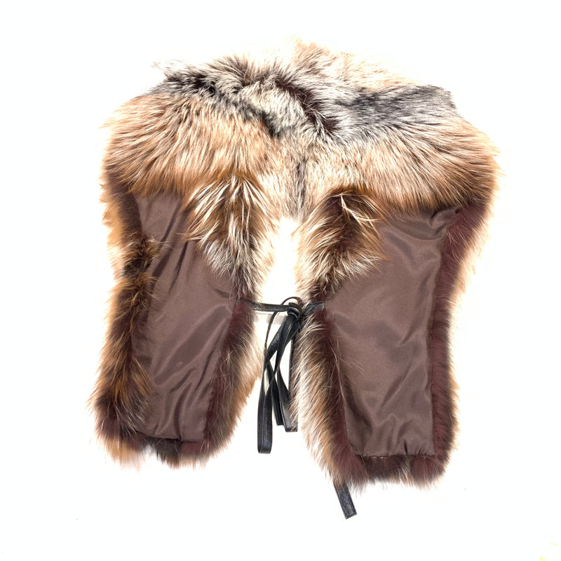 Kashani Raccoon Fur Shawl Collar - Dudes Boutique