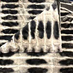 Kashani Real Rex Rabbit Chinchilla Blanket - Dudes Boutique
