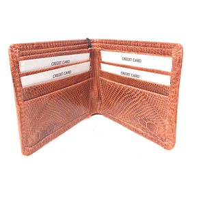 Kashani Lizard Bifold Wallet - Dudes Boutique
