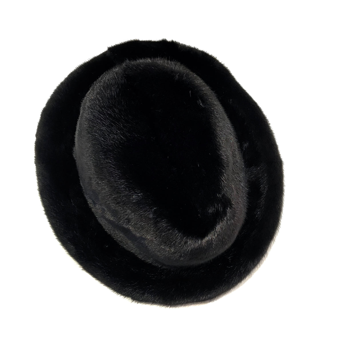 Kashani Men's Black Full Mink Fur Top Hat - Dudes Boutique