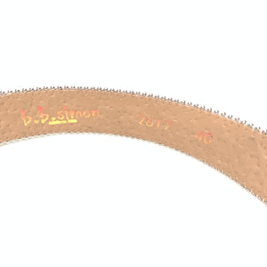 b.b. Simon White Iridescent 3-Row Studded Crystal Belt - Dudes Boutique