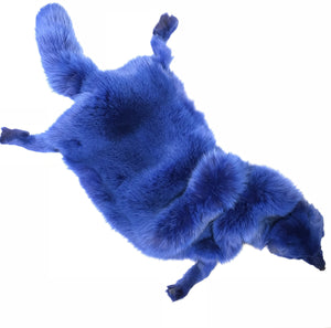 Kashani Wonder Blue Mouton Detachable Fox Shearling Jacket - Dudes Boutique