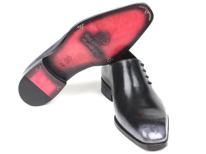 Paul Parkman Side Lace Oxfords Gray Burnished - Dudes Boutique