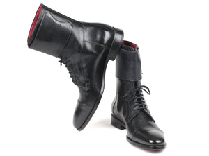 Paul Parkman Men's High Boots Black Calfskin - Dudes Boutique