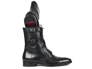 Paul Parkman Men's High Boots Black Calfskin - Dudes Boutique