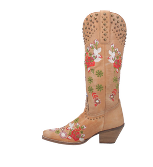 Dingo Women's "POPPY" Leather Cowgirl Boots - Dudes Boutique