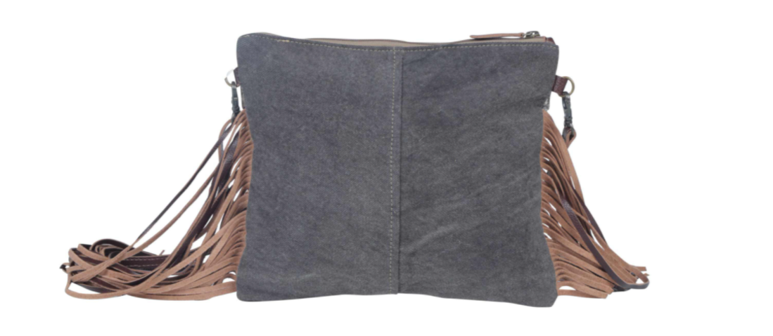 MYRA Women's MONOCHROMATIC MOTIF HAND-TOOLED BAG - Dudes Boutique